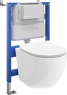 Mexen Lena комплект за вграждане WC с пневматичен корпус Tex Air XS-F с WC чиния и