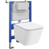 Mexen Madox вграден WC комплект с пневматична стойка Tex Air XS-F с WC чиния и