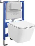 Mexen Madox вграден WC комплект с пневматична стойка Tex Air XS-F с WC чиния и