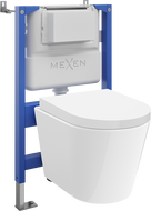 Mexen Rico скрит комплект за WC със стенен монтаж Tex Air XS-F с тоалетна чиния