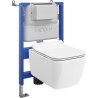 Mexen Stella монтиран комплект за WC със скрит монтаж Tex Air XS-F с тоалетна