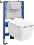 Mexen Stella монтиран комплект за WC със скрит монтаж Tex Air XS-F с тоалетна