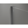 Mexen Kioto+ душ преграда с рафт Walk-in 130 x 200 см, бронз 8 мм, четкано сиво