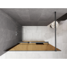 Mexen Kioto+ душ преграда с рафт Walk-in 80 x 200 см, бронз 8 мм, метал в цвят на