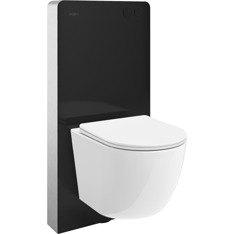 Mexen Lena Комплект за открит монтаж WC със стенен пневматичен фланец Tex Air G