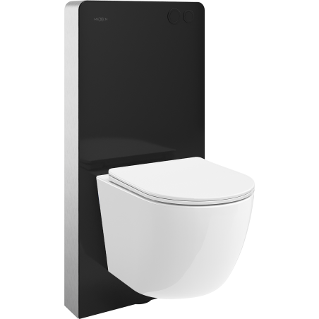 Mexen Lena Комплект за открит монтаж WC със стенен пневматичен фланец Tex Air G