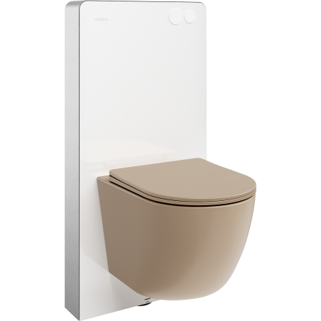 Mexen Lena комплект външно монтиран WC стойка Tex Air G с WC чиния и забавено