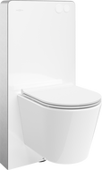 Mexen Rico капак за открит монтаж WC пневматична рамка Tex Air G с WC чиния и