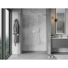 Mexen Mist-B отваряща се душ врата 105 см, прозрачна, матиран никел - 8A2-105-001-97-00