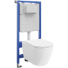 Mexen Rico скрит комплект за WC Tex Air Slim с пневматичен модул за WC 2.0 Tornado и