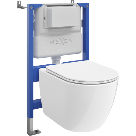 Mexen Lena комплект за вграждане WC структура пневматична Tex Air XS-F с
