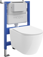 Mexen Rico скрит комплект WC с пневматична стойка Tex Air XS-F с тоалетна чиния 2.0