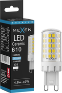 Mexen Aura LED крушка G9, 4,8W, Студена светлина - 6500K, 610 lm - L121-G9-0565-01