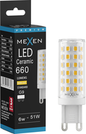 Mexen Aura LED крушка G9, 6W, Топла - 3000K, 660 lm - L121-G9-0630-01