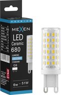 Mexen Aura LED крушка G9, 6W, Студена - 6500K, 680 lm - L121-G9-0665-01
