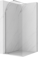 Mexen Kioto-Q Преграда за душ Walk-in 90 x 200 см, прозрачна 8 мм, хром - 800-090-101-01-00-Q