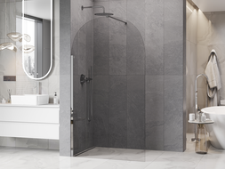 Mexen Kioto-Q душ кабина Walk-in 110 x 200 см, прозрачна 8 мм, хром - 800-110-101-01-00-Q