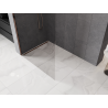 Mexen Kioto-Q душ преграда Walk-in 120 x 200 cm, прозрачно 8 mm, розово злато