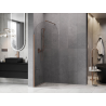 Mexen Kioto-Q Душ панел Walk-in 80 x 200 см, прозрачен 8 мм, четкана мед - 800-080-101-65-00-Q