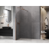 Mexen Kioto-Q преграда за душ Walk-in 100 x 200 см, прозрачен 8 мм, матирана мед