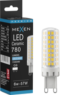 Mexen Aura Димируема LED крушка G9, 6W, Студена - 6500K, 780 lm - L122-G9-0665-01