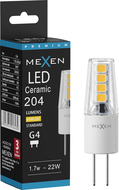 Mexen Oris LED крушка G4, 1,7W, Топла - 3000K, 204 lm - L115-G4-0130-02