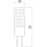 Mexen Oris LED крушка G4, 1,7W, Топла - 3000K, 204 lm - L115-G4-0130-02
