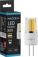 Mexen Oris LED крушка G4, 2,5W, Топло - 3000K, 300 lm - L115-G4-0230-01