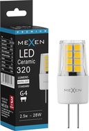 Mexen Oris LED крушка G4, 2,5W, неутрална - 4000K, 320 lm - L115-G4-0240-01