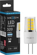 Mexen Oris LED крушка G4, 2,5W, Студена - 6500K, 320 lm - L115-G4-0265-01