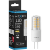 Mexen Oris LED крушка G4, 3W, Топла - 3000K, 360 lm - L115-G4-0330-01