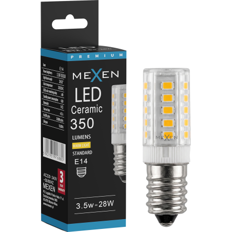 Mexen Aura LED крушка E14, 3,5W, Топла - 3000K, 350 lm - L121-E14-0330-01