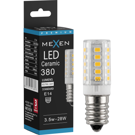 Mexen Aura LED крушка E14, 3,5W, Неутрална - 4000K, 380 lm - L121-E14-0340-01