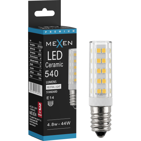 Mexen Aura LED крушка E14, 4,8W, Неутрална - 4000K, 540 lm - L121-E14-0540-01
