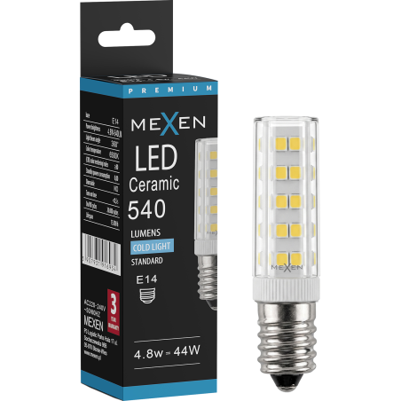 Mexen Aura LED крушка E14, 4,8W, Студена - 6500K, 540 lm - L121-E14-0565-01