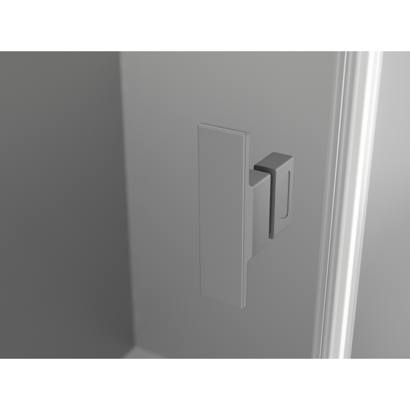 Mexen Mist-B ъглова душ кабина 95 x 100 см, прозрачен, пистолетен метал