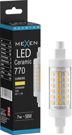 Mexen Vega Димируема LED крушка R7S, 7W, Топла - 3000K, 770 lm - L125-R7S-0730-01