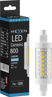 Mexen Vega Димируема LED крушка R7S, 7W, Студена светлина - 6500K, 800 lm - L125-R7S-0765-01