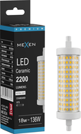 Mexen Vega Димируема LED крушка R7S, 18W, Неутрална - 4000K, 2200 lm - L125-R7S-1840-02