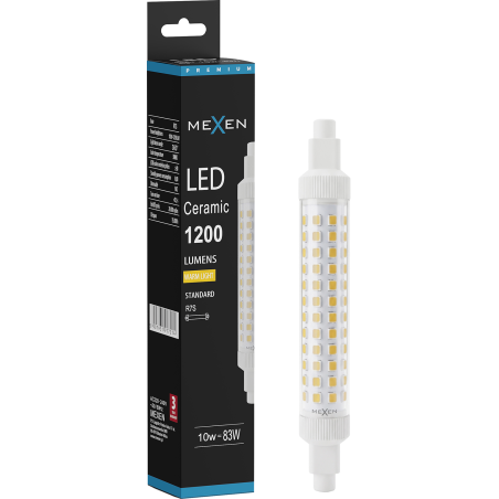 Mexen Vega LED крушка R7S, 10W, Топла - 3000K, 1200 lm - L126-R7S-1030-02