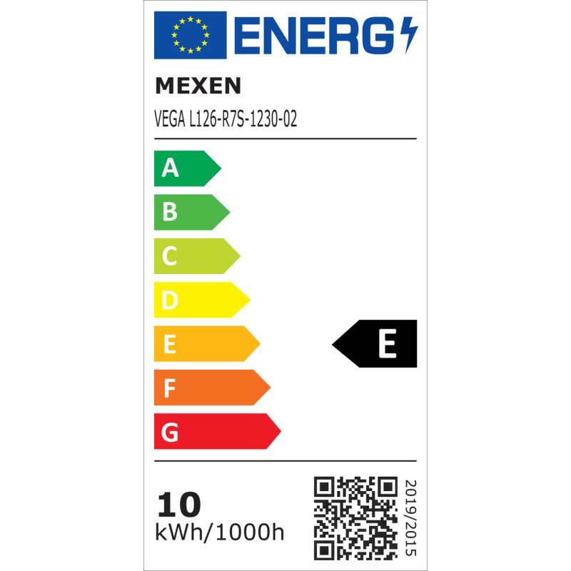 Mexen Vega LED крушка R7S, 12W, Топла - 3000K, 1521 lm - L126-R7S-1230-02