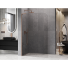 Mexen Kioto-P L панел за душ Walk-in 70 x 200 см, прозрачен 8 мм, матирана мед