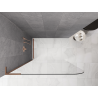 Mexen Kioto-P L Душ преграда Walk-in 110 x 200 см, прозрачен 8 мм, четкост мед