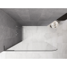 Mexen Kioto-P L душ панели Walk-in 80 x 200 см, прозрачен 8 мм, gun metal - 800-080-103-95-00-P