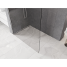 Mexen Kioto-P L душ панел Walk-in 90 x 200 см, прозрачен 8 мм, матиран никел