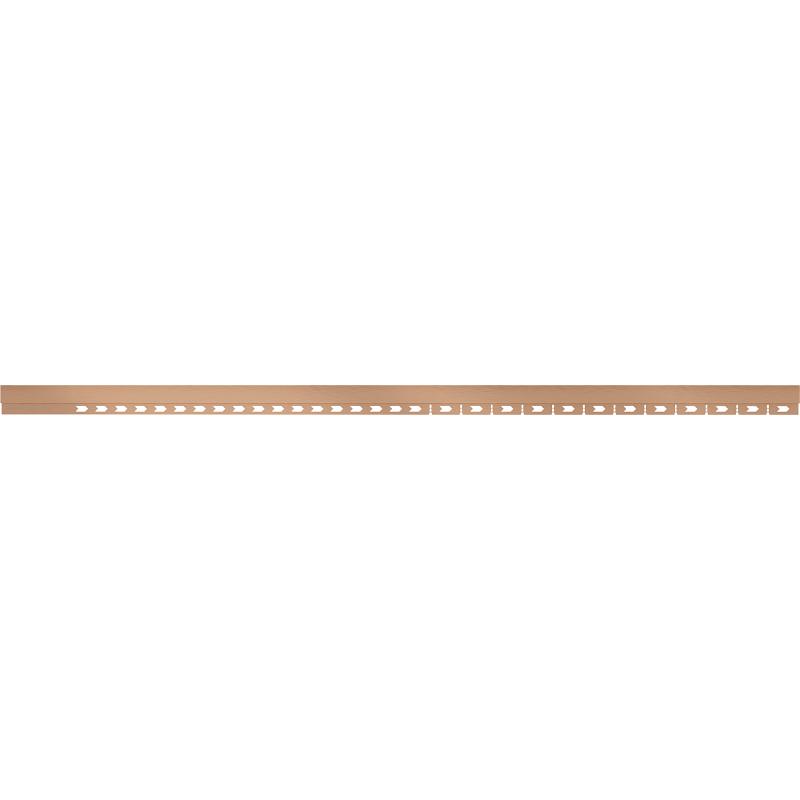Mexen Line-B предна душ кабина 130 см, четкана мед - 186503130U