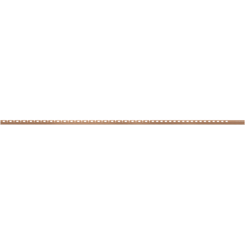 Mexen Line-B листа за стъкло 180 см лява, четкана мед - 186504180L