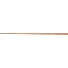 Mexen Line-B листа за стъкло 180 см лява, четкана мед - 186504180L