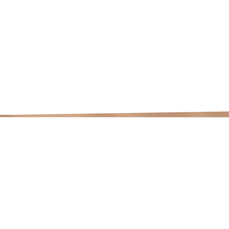 Mexen Line-B листва подова 120 cm лява, четкана мед - 186501120L