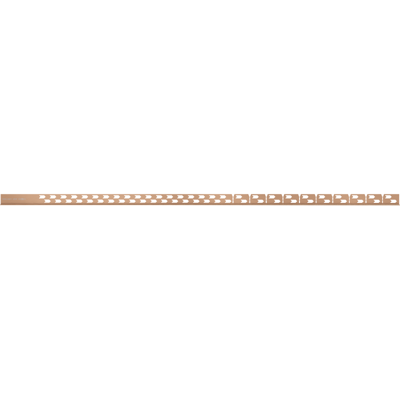 Mexen Line-B подов перваз 120 см десен, четкана мед - 186501120R